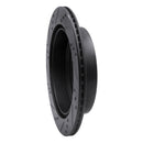 R1 09-17 Suzuki Grand Vitara Rear Right Drilled & Slotted Black Brake Rotor