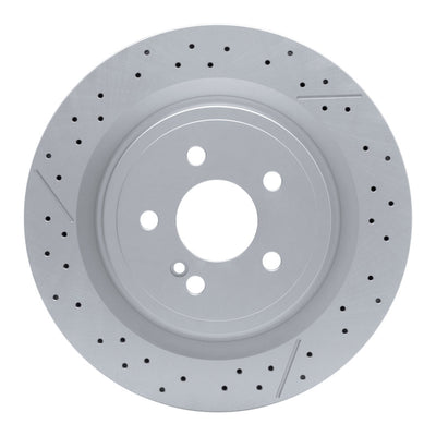 DFC 12-20 Mercedes-Benz GLA45 AMG Rear Drilled GeoSPEC Coated Rotor and Slotted