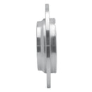 R1 99-00 Volvo V70 Rear Left Drilled & Slotted Silver Brake Rotor