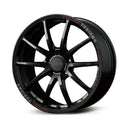 Versus VT125S 18X9.5 +38 5x120 Super Dark Gunmetal/MC/RAP (Red Clear)