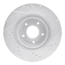 R1 05-06 Pontiac GTO Front & Rear Drilled & Slotted Silver Brake Rotor Set