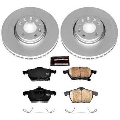Power Stop 99-02 Saab 9-3 Front & Rear Z23 Evolution Sport Coated Brake Kit
