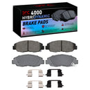 DFC 92-97 Honda Accord Front & Rear Geospec Rotors w/4000 HybriDynamic Brake Pads w/Hardware