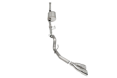 Corsa 2021-2025 Ford F-150 SuperCrew/6.5in Bed 3.5L V6 Sport Cat-Back Single Side Exit-Polished