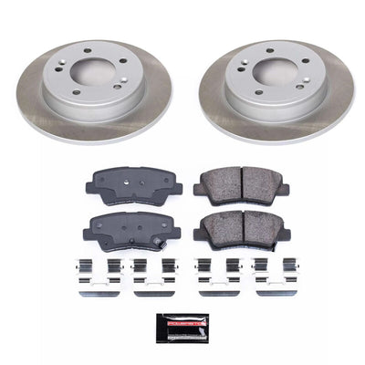 Power Stop 13-17 Hyundai Elantra GT Front and Rear Semi-Coated Rotor Kit