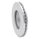 R1 92-10 Lexus IS300 Front Right Drilled & Slotted Silver Brake Rotor
