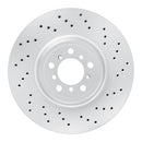 DFC 15-20 BMW M2 Right Front Drilled GeoSPEC Coated Rotor