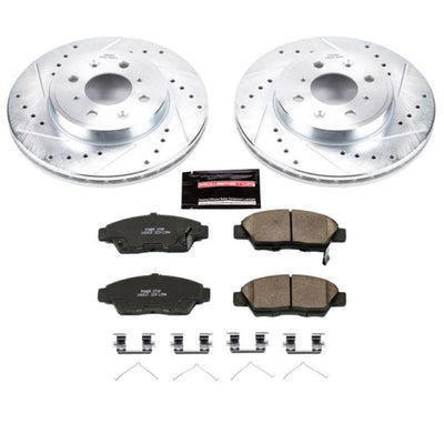 Power Stop 15-19 Honda Fit Front Z23 Evolution Sport Brake Kit w/Calipers