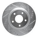 R1 11-19 Nissan Juke Front & Rear Drilled & Slotted Silver Brake Rotor Set