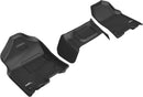 3D MAXpider 2019-2020 Dodge Ram 1500 Quad Cab Kagu 1st & 2nd Row Floormats - Black