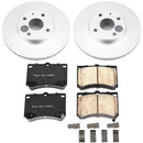 Power Stop 91-96 Ford Escort Front & Rear Z17 Evolution Geomet Coated Brake Kit