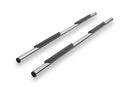 RealTruck 05-23 Toyota Tacoma Double Cab Traxio 3in Nerf Bars - Stainless Steel