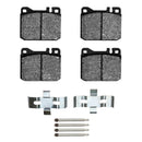 DFC 72-79 Mercedes-Benz 450SE Front 5000 Advanced Low Metallic Brake Pads and Hardware Kit