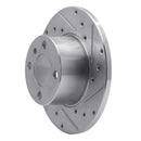 R1 77-83 BMW 320I (USA/Canada) Front Right Drilled & Slotted Silver Brake Rotor