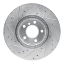 R1 11-18 BMW X3 Front & Rear Drilled & Slotted Silver Brake Rotor Set