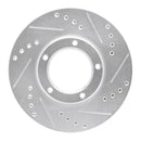 R1 89-08 Toyota Hilux Front Drilled & Slotted Silver Brake Rotor Set