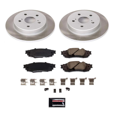 Power Stop 21-22 Lexus ES250 Front and Rear Semi-Coated Rotor Kit