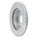 R1 1987-1989 Nissan 300ZX Rear Drill & Slot Silver Rotors