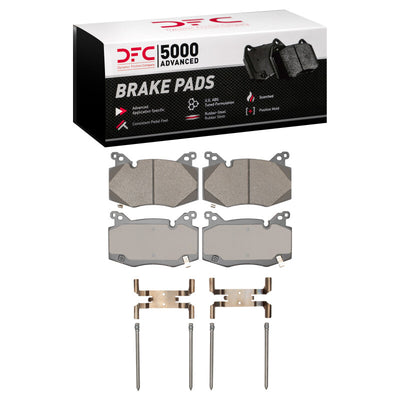 DFC 19-20 Cadillac CT6 Front 5000 Advanced Low Metallic Brake Pads and Hardware Kit