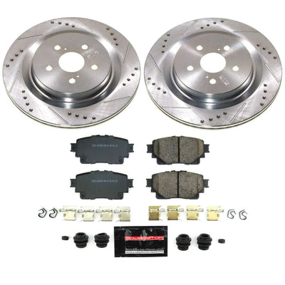 Power Stop 20-22 Toyota Highlander Front and Rear Z23 Evolution Brake Kit