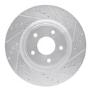 R1 14-19 Nissan X-Trail Front Drill & Slot Silver Rotors