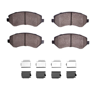 DFC 01-07 Chrysler Voyager Front 5000 Advanced Semi Metallic Brake Pads and Hardware Kit