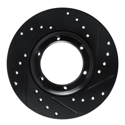 R1 71-83 Renault R15 Front Right Rear Right Drilled & Slotted Black Brake Rotor