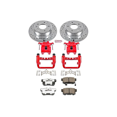 Power Stop 99-01 Acura RL Front & Rear Z26 Street Warrior Brake Kit w/Calipers