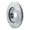 R1 17-25 Buick Enclave Front & Rear Drilled & Slotted Silver Brake Rotor Set