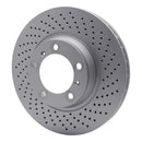 DFC 99-23 Porsche 718 Cayman Right Front Drilled GeoSPEC Coated Rotor