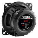 DS18 4in 40 Watts RMS 4 ohm 2-Way Coaxial Speaker System Universal Fit