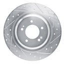 R1 21-25 Hyundai Sonata Front & Rear Drilled & Slotted Silver Brake Rotor Set