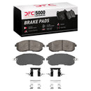 DFC 03-05 Infiniti G35 Front Drilled & Slotted Geoperformance Rotors 5000 Advanced Pads w/Hardware