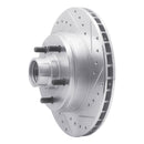 R1 77-95 Buick LeSabre Front Drilled & Slotted Silver Brake Rotor Set