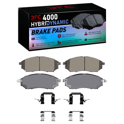 DFC 09-16 Renault Koleos Front Geospec Rotors w/4000 HybriDynamic Brake Pads w/Hardware