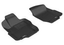 3D MAXpider 2007-2012 Mercedes-Benz GL-Class X164 Kagu 1st & 2nd & 3rd Row Floormats - Black