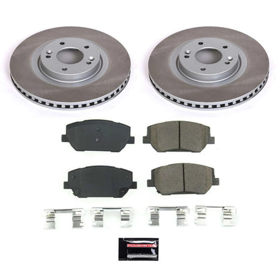 Power Stop 19-20 Hyundai Santa Fe Front and Rear Semi-Coated Rotor Kit
