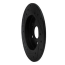 R1 09-24 Lexus CT200h Rear Drilled & Slotted Black Brake Rotor Set