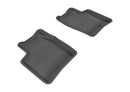 3D MAXpider 2004-2009 Toyota Prius Kagu 1st & 2nd Row Floormats - Black