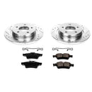 Power Stop 04-13 Mazda 3 Rear Z23 Evolution Sport Brake Kit w/Calipers