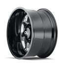 Cali Off-Road 9111 Sevenfold 20x12 / 6x139.7 BP / -51mm Offset / 106mm Hub Gloss Black Milled Wheel