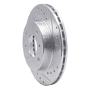 R1 89-96 Nissan 240SX Front & Rear Drilled & Slotted Silver Brake Rotor Set