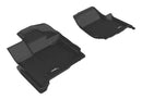 3D MAXpider 2015-2020 Ford F-150 Supercab Kagu 1st & 2nd Row Floormats - Black