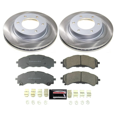 Power Stop 19-22 Ford Ranger Front and Rear Semi-Coated Rotor Kit
