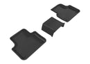 3D MAXpider 2017-2019 Audi Q7 Kagu 1st & 2nd & 3rd Row Floormats - Black