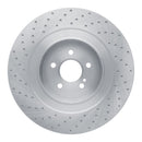 DFC 07-14 Mercedes-Benz CL63 AMG Rear Brake Rotor - Dimpled