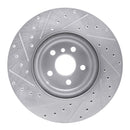 R1 16-25 BMW 330e xDrive Front & Rear Drilled & Slotted Silver Brake Rotor Set