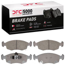 DFC 12-19 Fiat 500E Front 5000 Advanced Ceramic Brake Pads