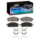 DFC 96-98 Infiniti QX4 Front Geospec Rotors w/4000 HybriDynamic Brake Pads w/Hardware