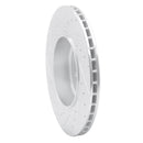 R1 04-10 BMW 535i Front & Rear Drilled & Slotted Silver Brake Rotor Set